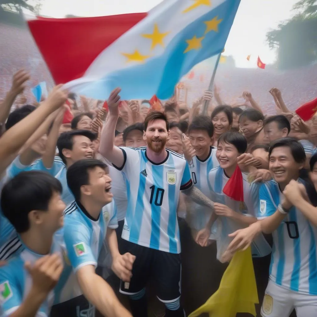 Messi in Vietnam