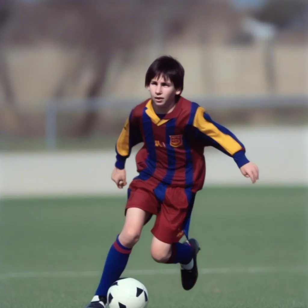 messi thời trẻ