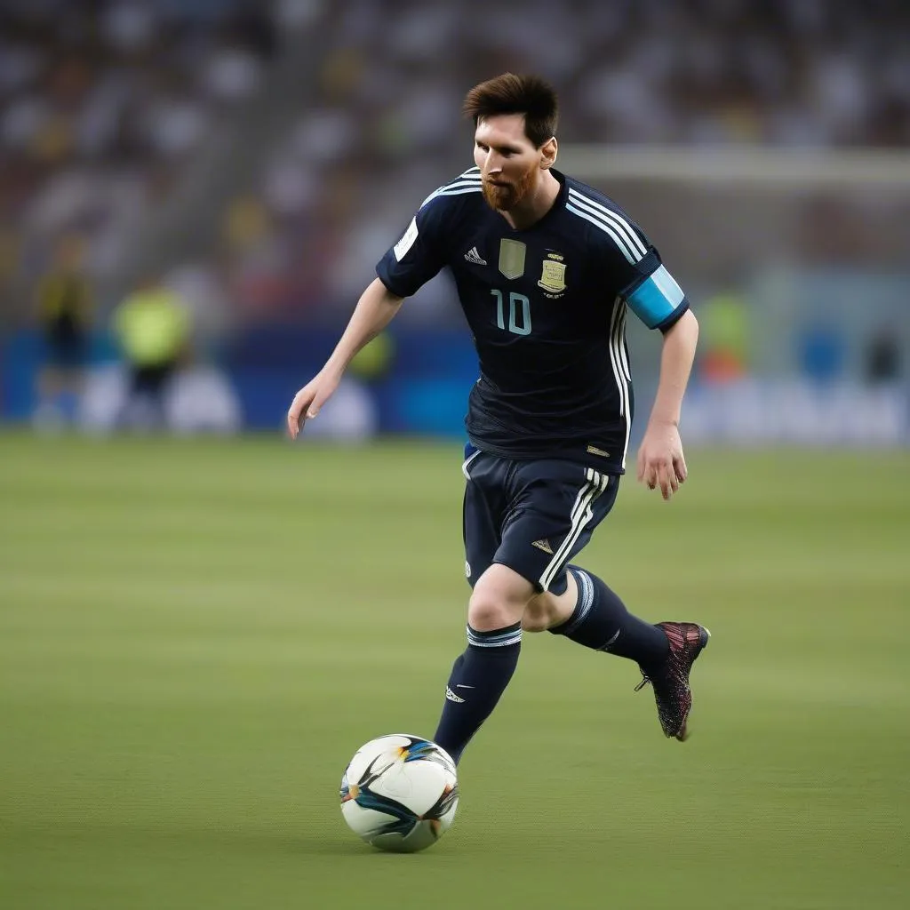 Lionel Messi, ngôi sao bóng đá người Argentina, được biết đến là một trong những cầu thủ vĩ đại nhất mọi thời đại.