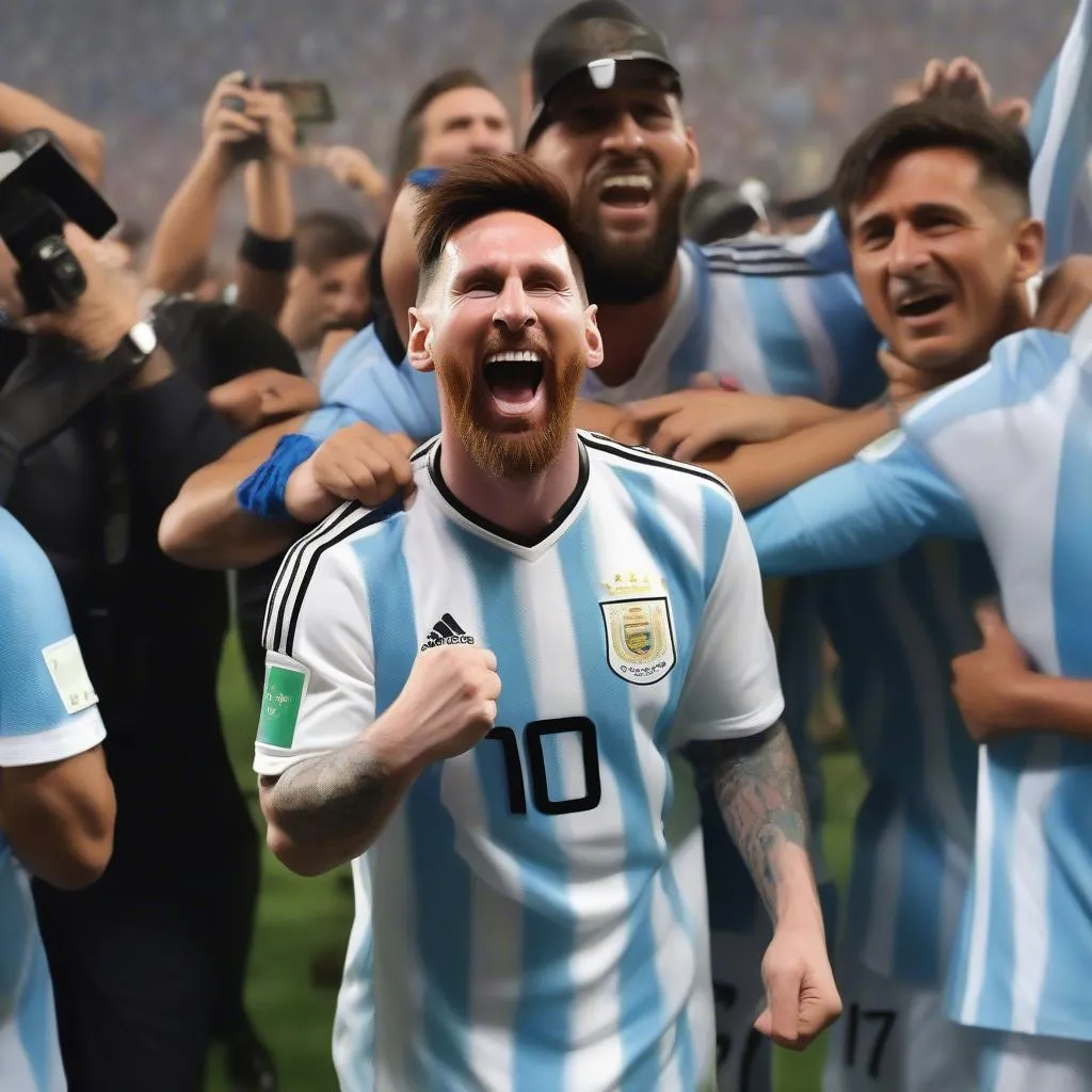 Messi đã cùng đội tuyển Argentina vô địch World Cup 2022, biến ước mơ của cả một dân tộc thành hiện thực.