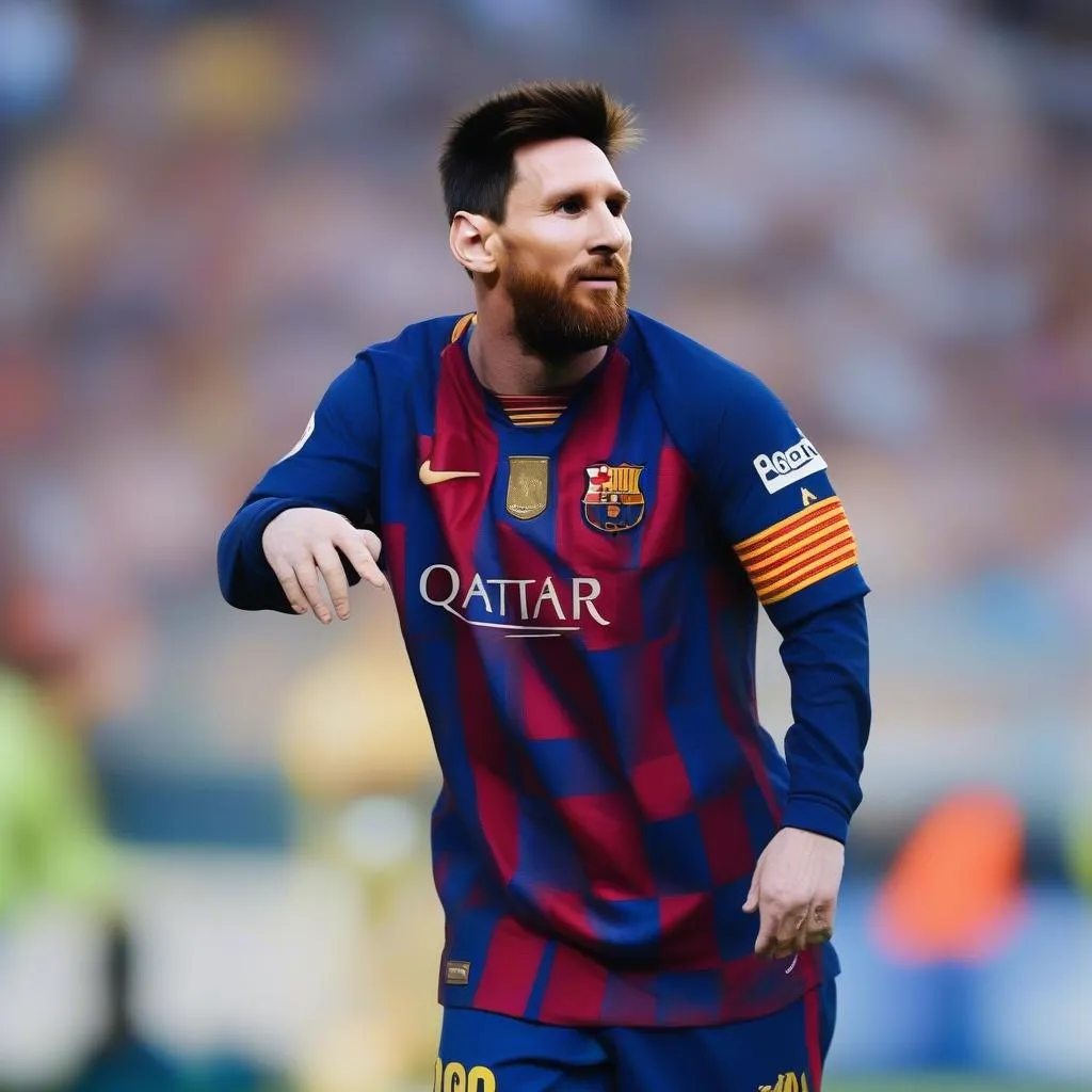 Messi, một trong những cầu thủ bóng đá vĩ đại nhất mọi thời đại, luôn toả sáng trong màu áo Barcelona