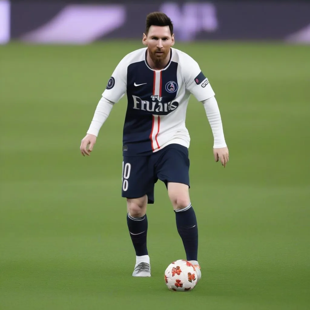 Messi thi đấu cho PSG