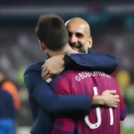 Messi và Pep Guardiola