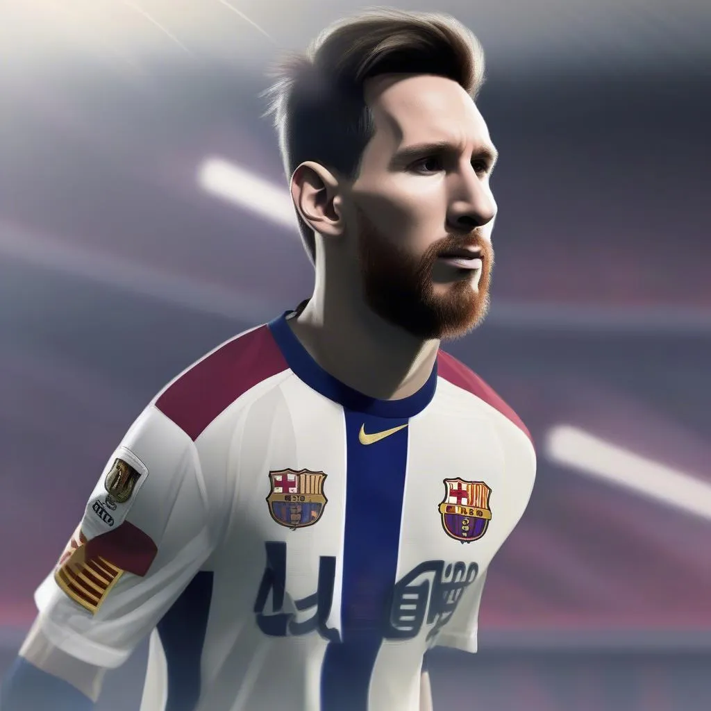 Bảng chỉ số của Messi sau khi cài mod