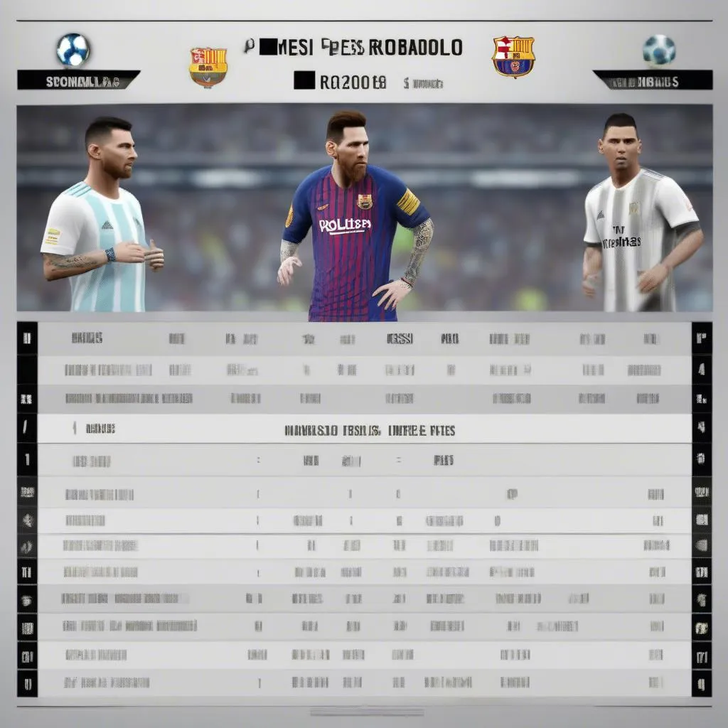 Messi PES 2018 vs Ronaldo