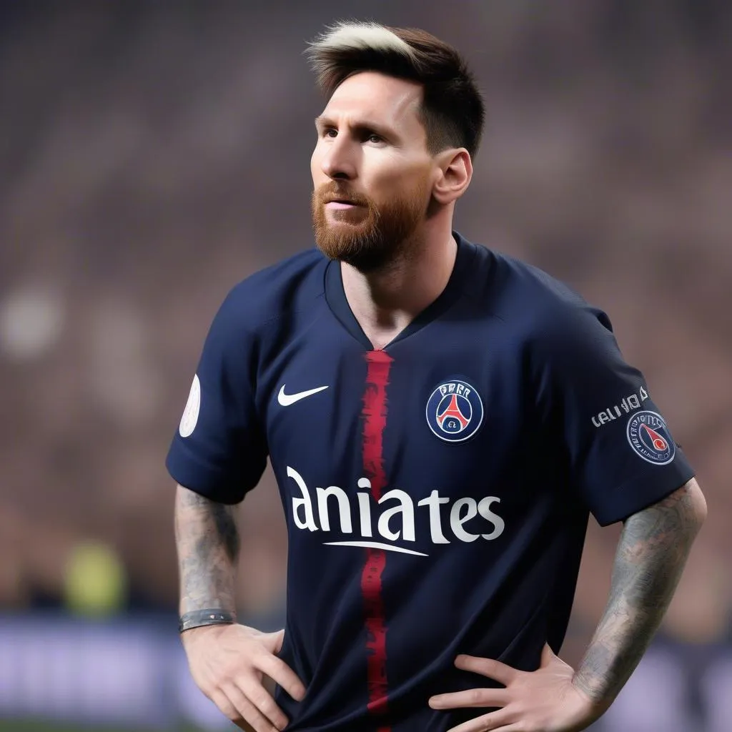 Messi thi đấu cho PSG