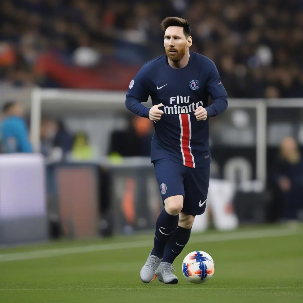 Messi thi đấu cho PSG