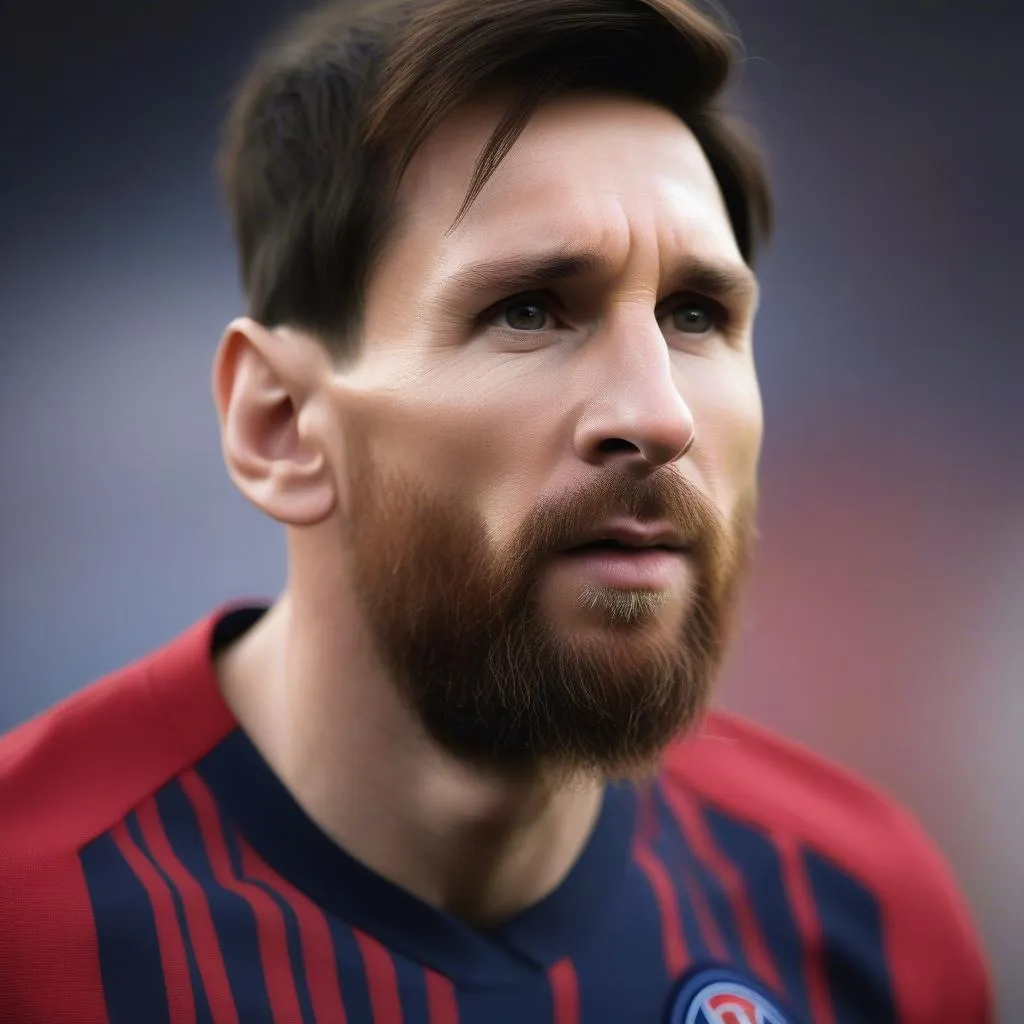 Messi trong màu áo PSG