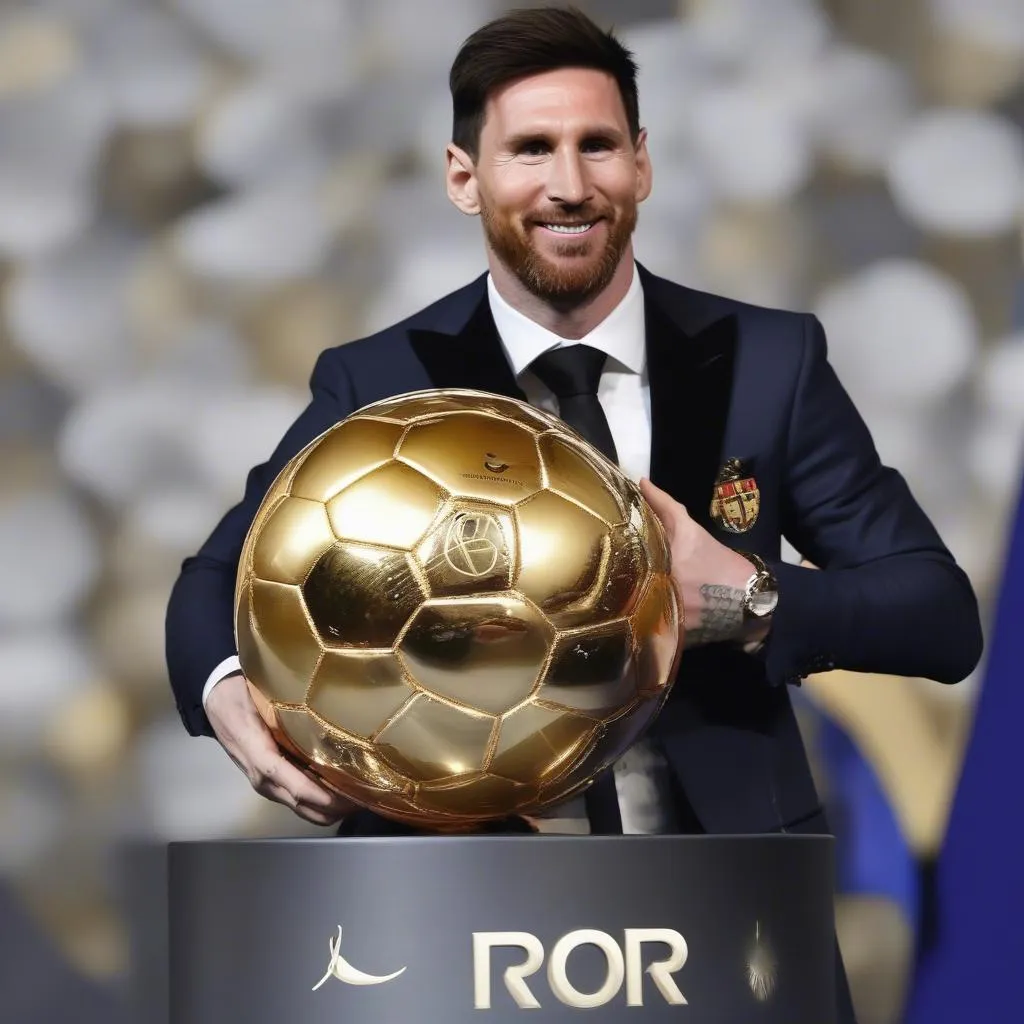 Lionel Messi nhận Quả Bóng Vàng năm 2018 - vinh danh tài năng phi thường của "El Pulga"