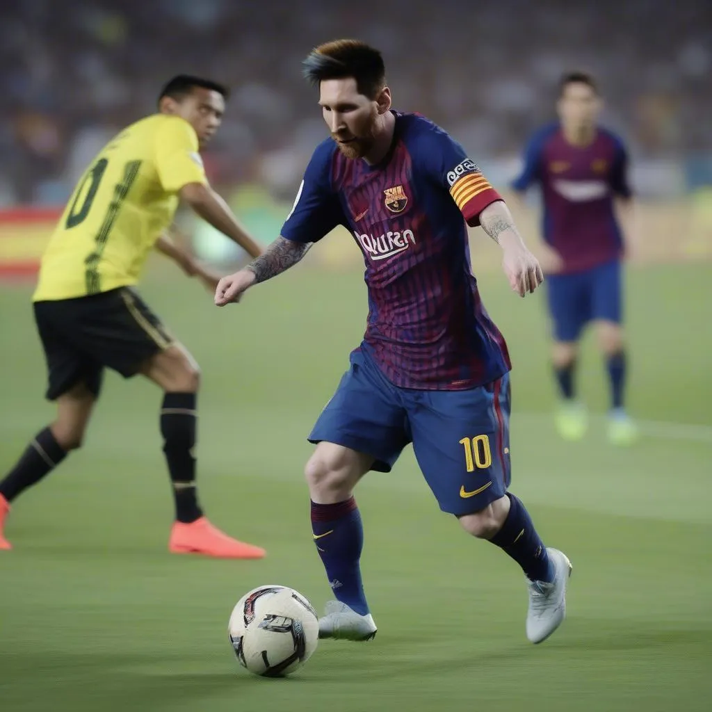 Messi qua người: Kỹ thuật đi bóng độc đáo của Messi