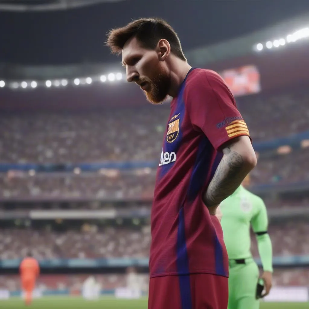 Messi nhận thẻ đỏ trong FIFA 2023