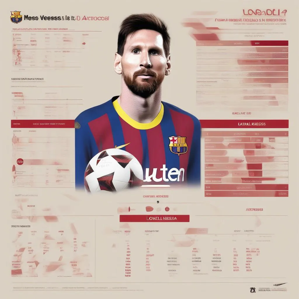 Messi red card statistics