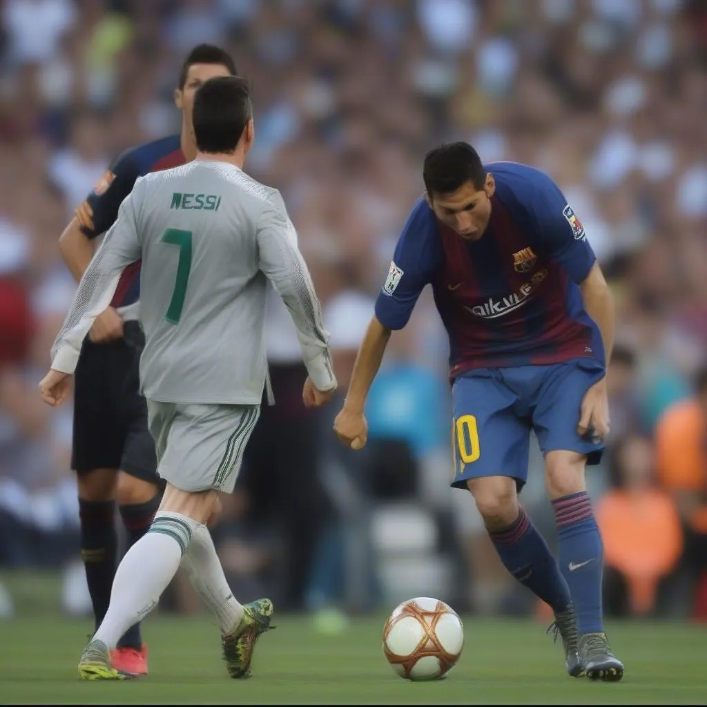 Messi và Ronaldo đối đầu