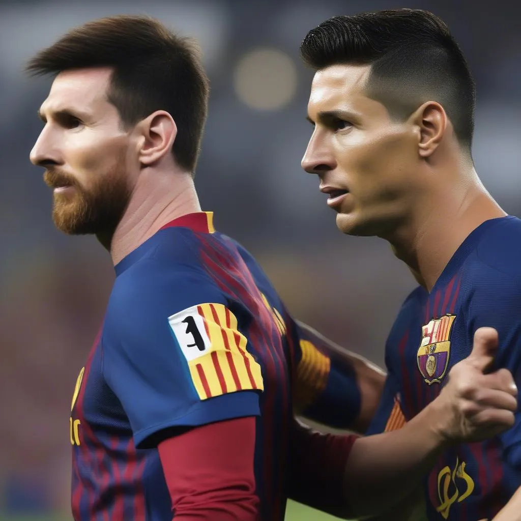 Messi và Ronaldo đối đầu