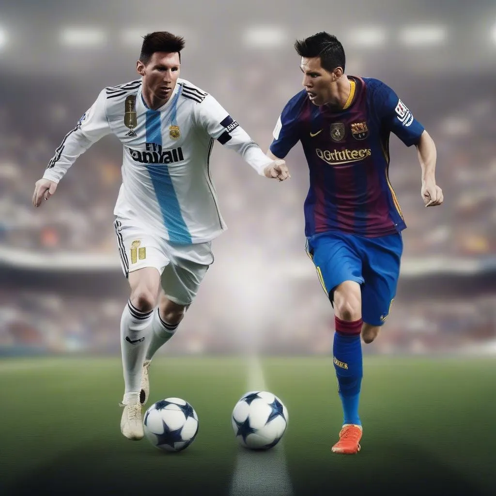 Messi và Ronaldo đối đầu ngang sức