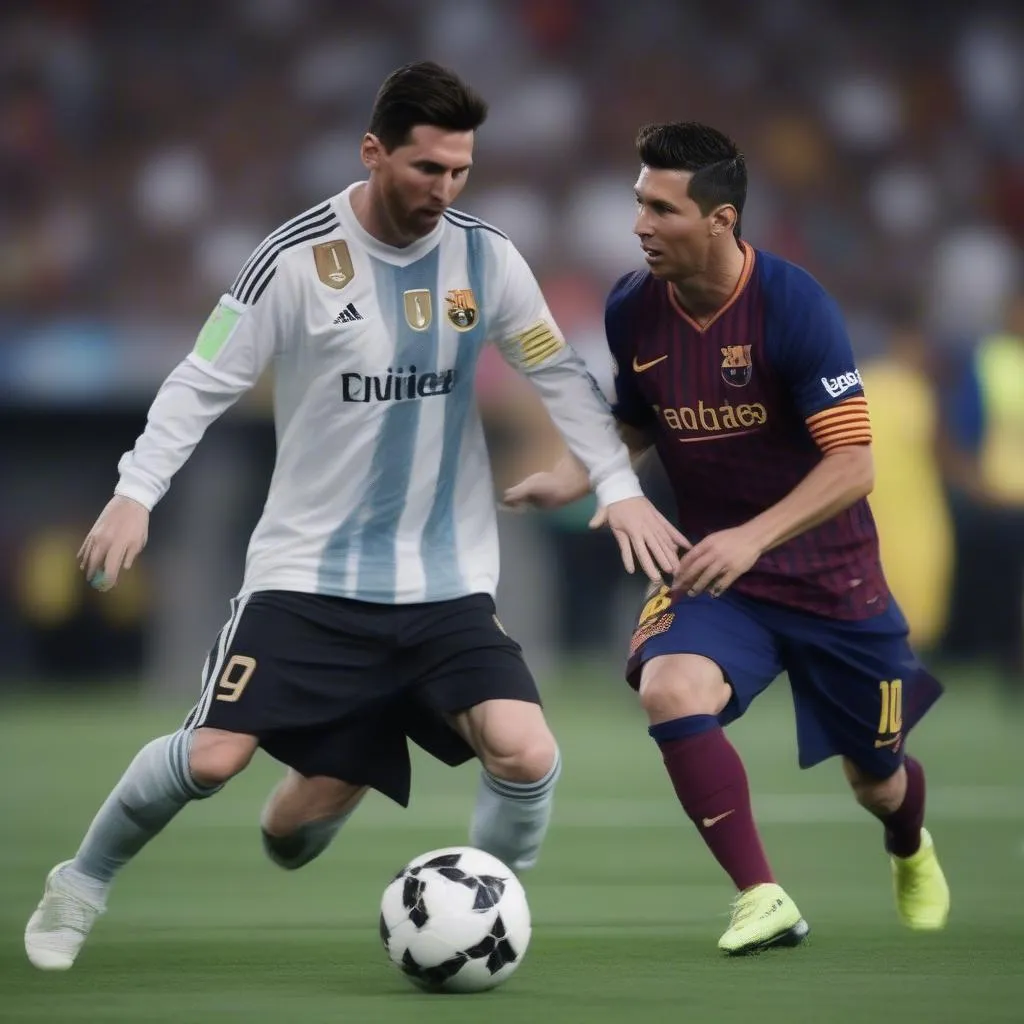 Messi và Ronaldo kết hợp: Giấc mơ truyền kỳ của bóng đá thế giới