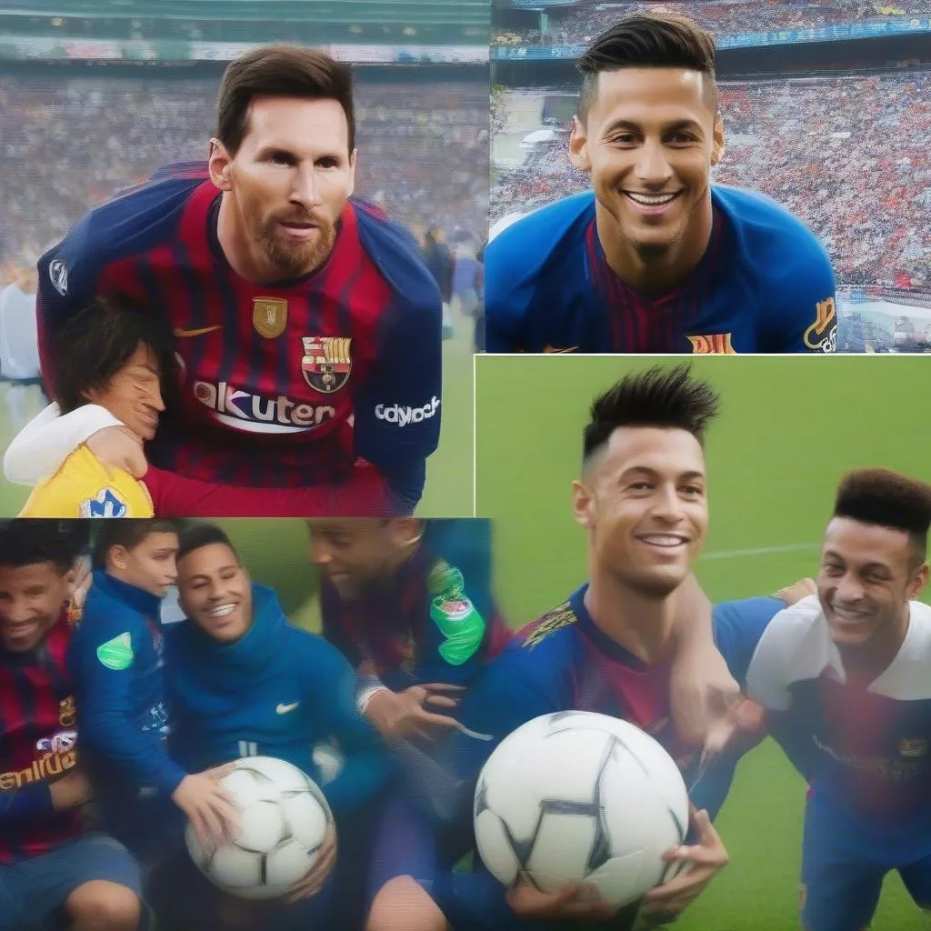 Messi, Ronaldo, Neymar, Cristiano