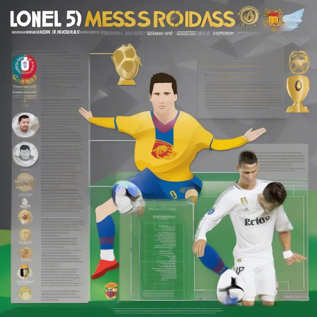 Lionel Messi và Cristiano Ronaldo: So sánh thành tích ghi bàn