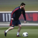 Messi tập luyện