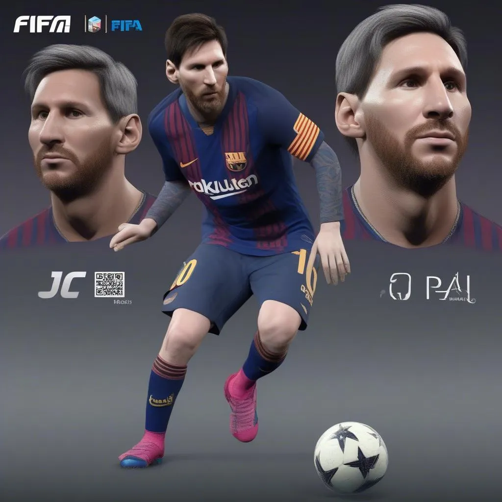 Lionel Messi trong game FIFA