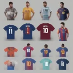 Áo thun bóng đá Messi trên Teespring