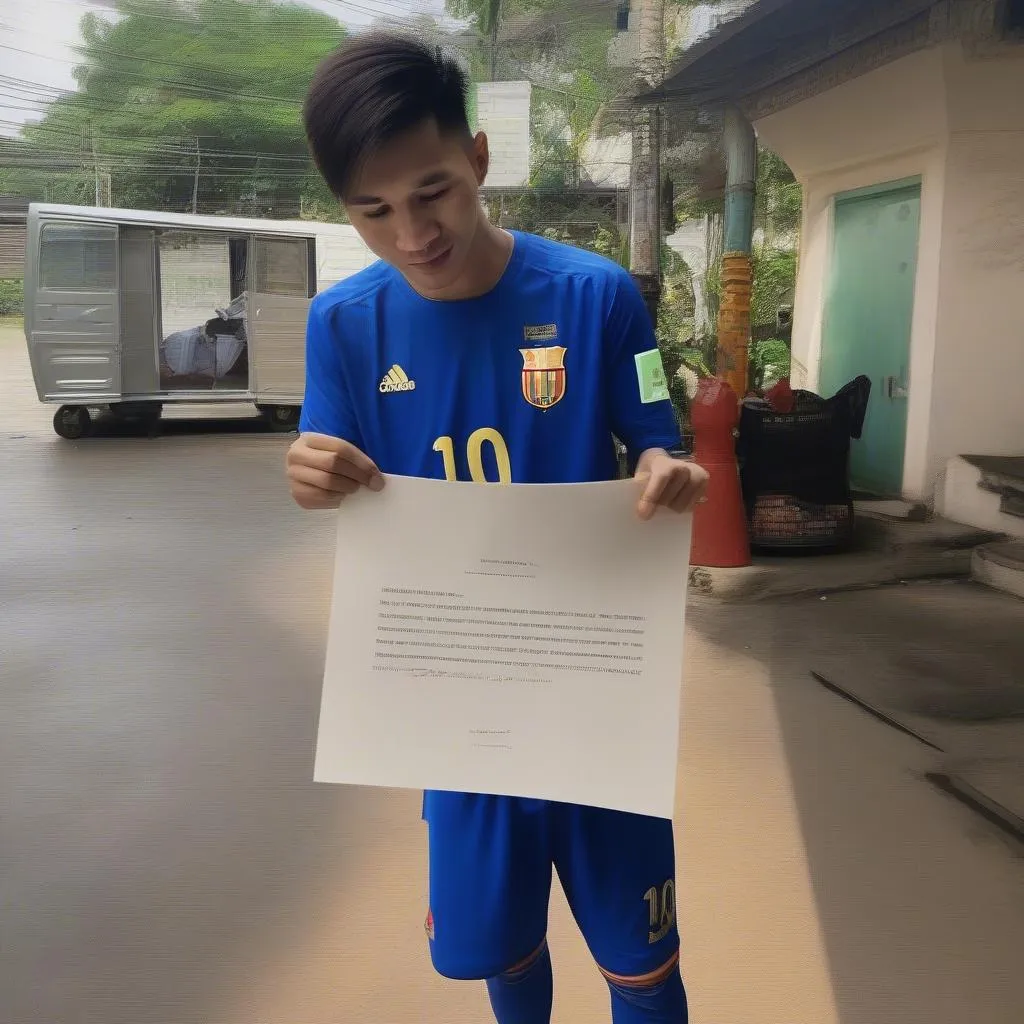 Chanathip Songkrasin, &quot;Messi Thái Lan&quot;, gửi lời cảm ơn đến người hâm mộ bóng đá bằng tâm thư tiếng Việt