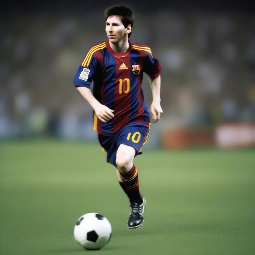 Lionel Messi, thi đấu với kỹ năng siêu việt ở tuổi thiếu niên, đã là một trong những cầu thủ được chú ý nhất, được xem là "thần đồng" của bóng đá Argentina.