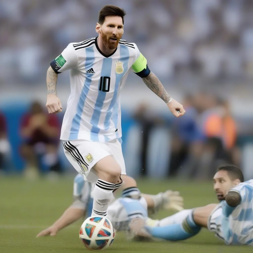 Lionel Messi, dẫn dắt Argentina đến chức vô địch World Cup 2022, xóa bỏ nỗi ám ảnh thất bại trong quá khứ, khẳng định vị thế huyền thoại của mình.