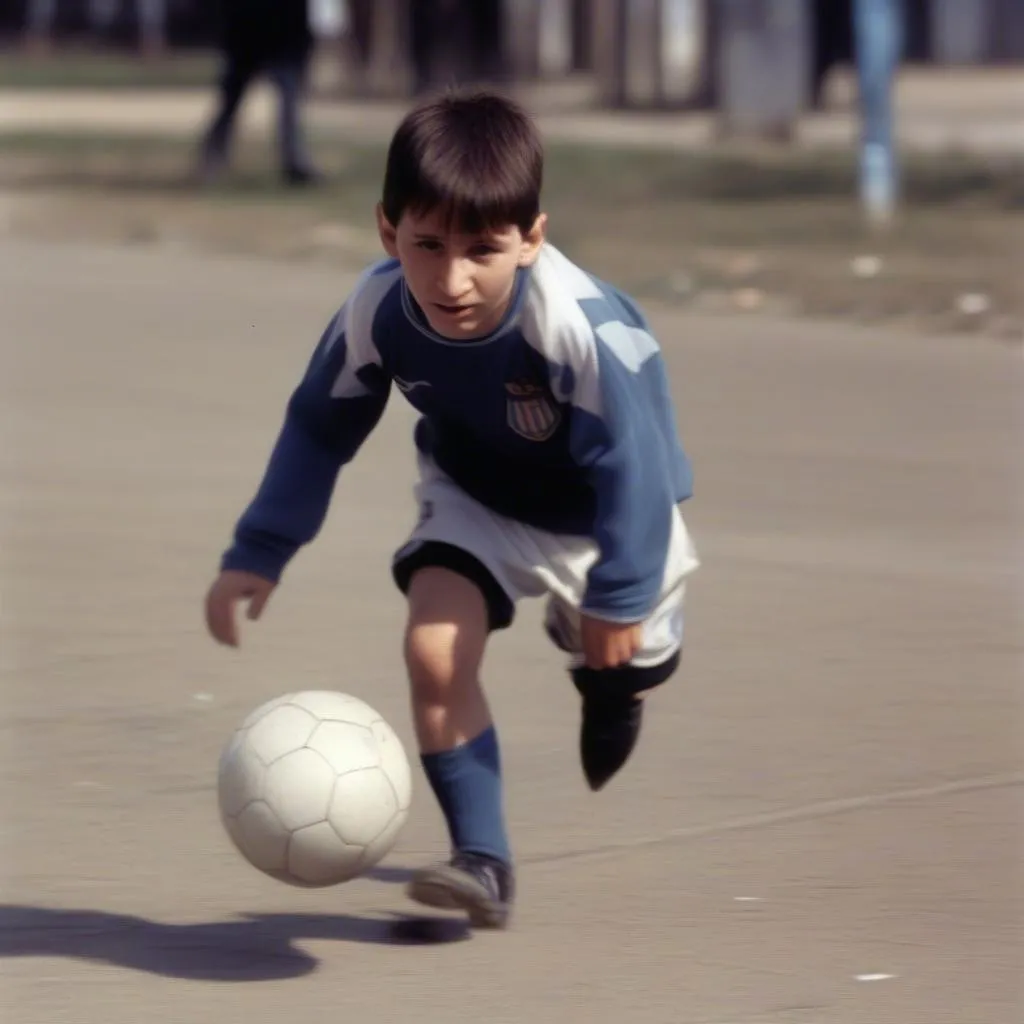 Messi thuở nhỏ