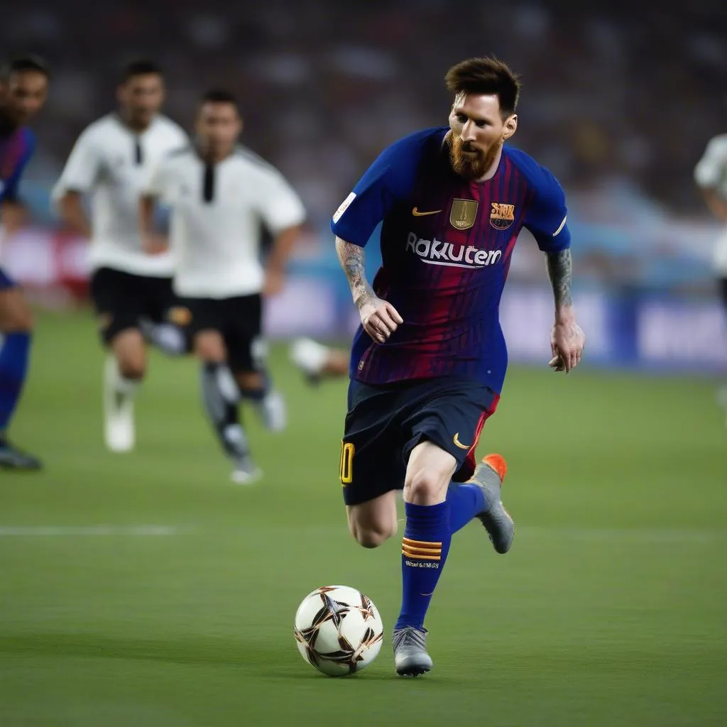 Messi tỏa sáng