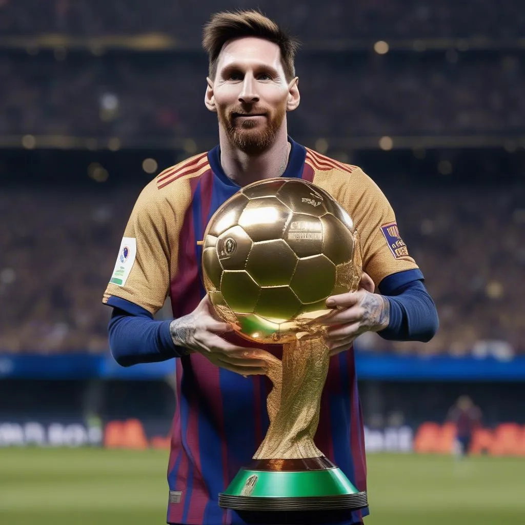 Messi trong Đội Hình Tiêu Biểu Của Năm