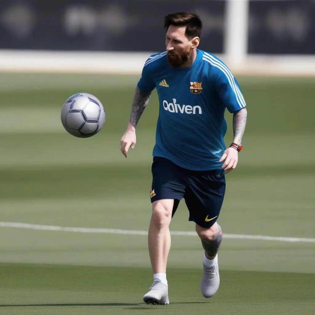 messi-luyện-tập