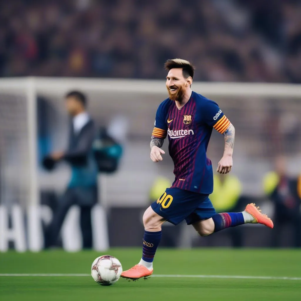 Hình ảnh Lionel Messi trong tương lai