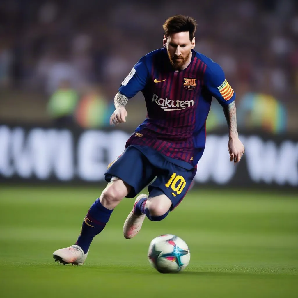 Messi trên sân cỏ