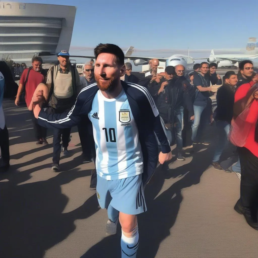 Messi trở lại Argentina sau World Cup 2018, tình yêu với quốc gia