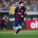 Hình ảnh Lionel Messi ghi bàn