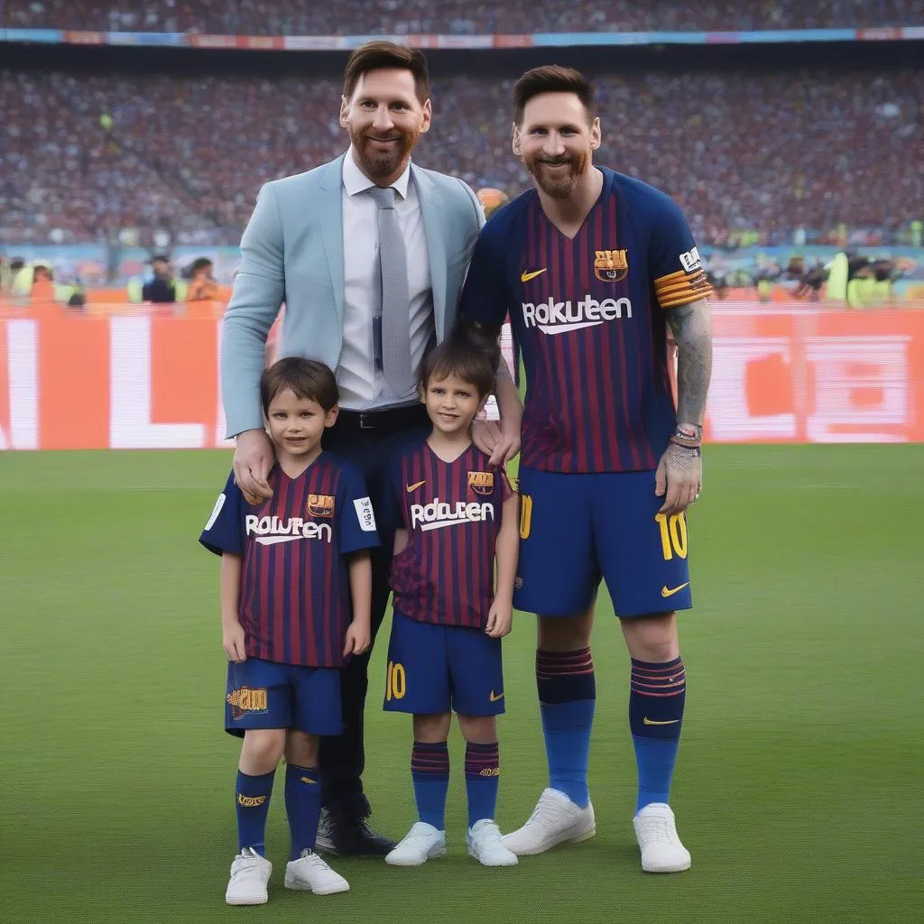 Messi và các con trai