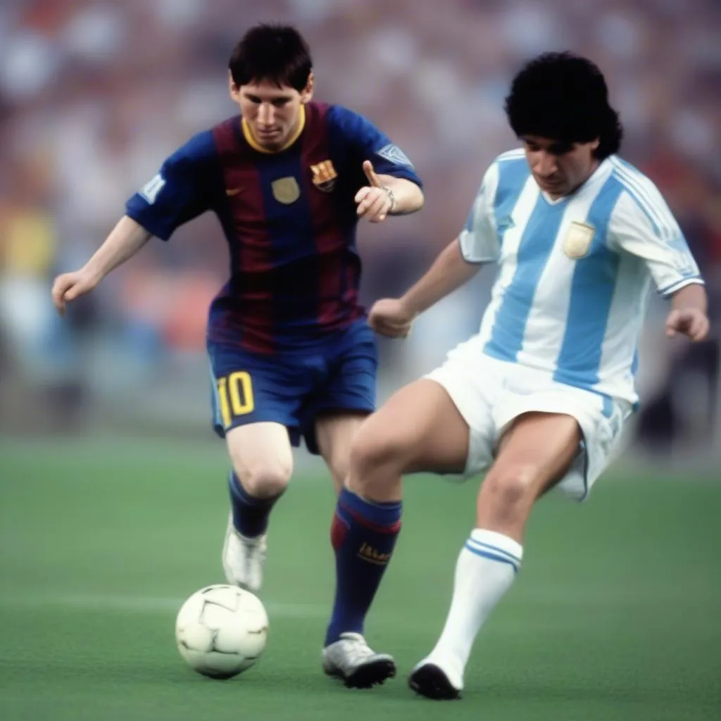 Messi và Maradona là hai cầu thủ bóng đá xuất sắc người Argentina