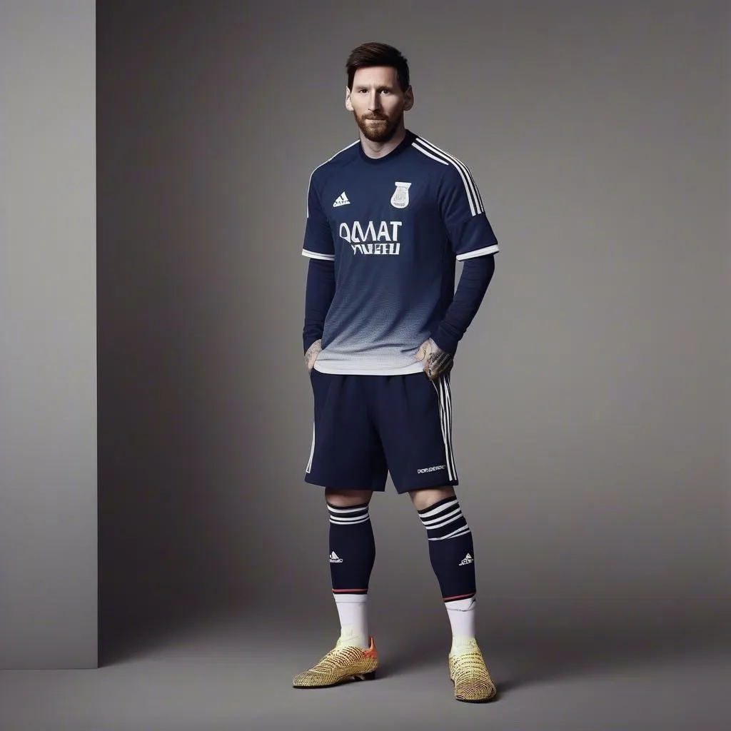 Messi và phong cách độc đáo với giày đinh