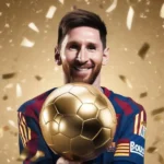 Messi cùng Quả bóng Vàng