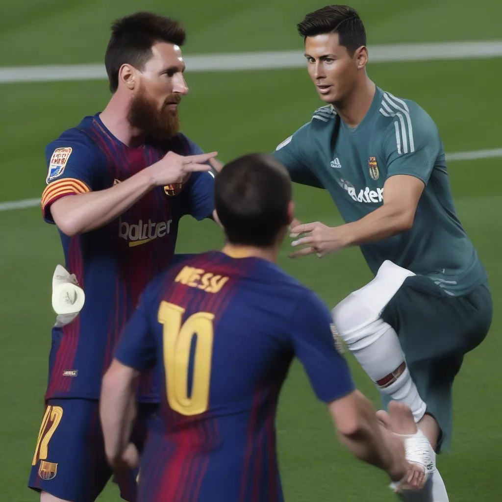 Messi và Ronaldo đối đầu