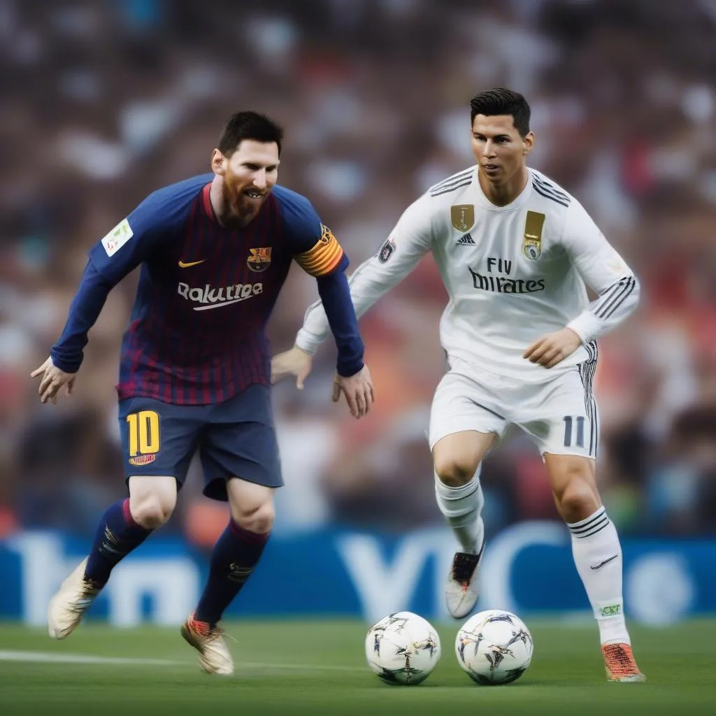 Messi và Ronaldo - hai huyền thoại của bóng đá