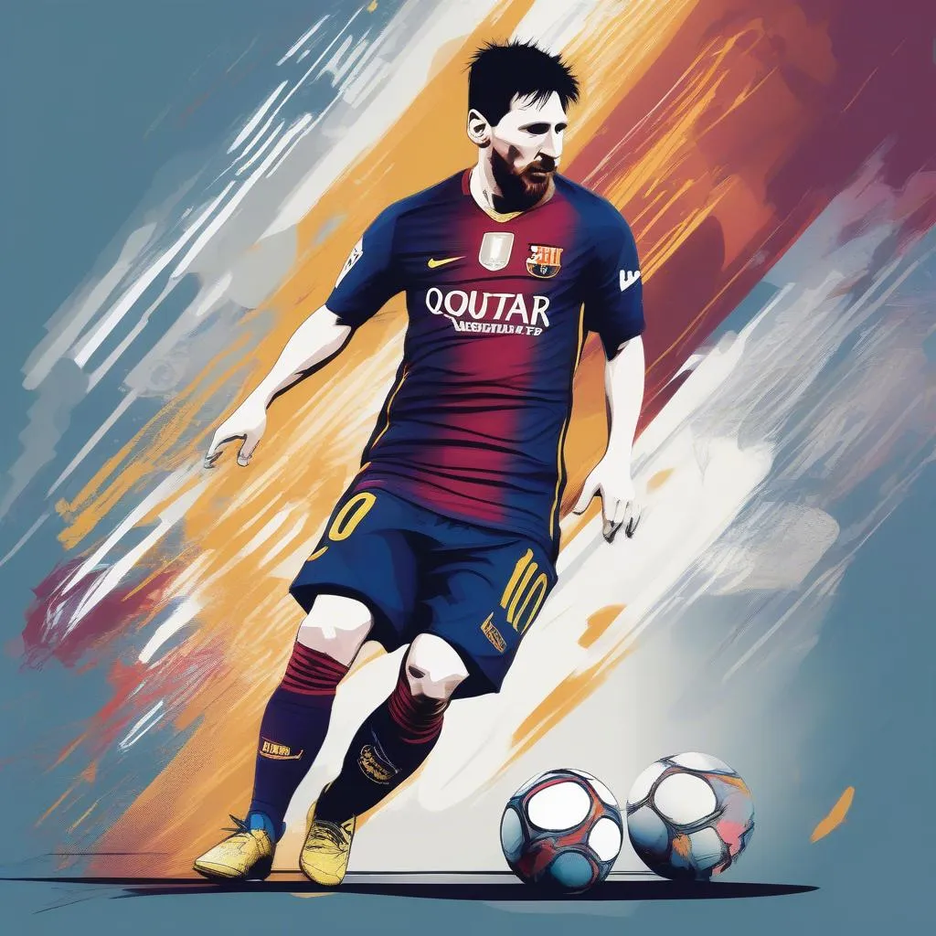 Messi Vector Illustration