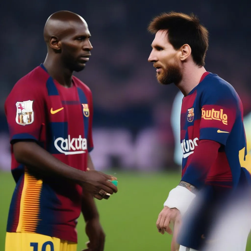 Messi và Abidal, cuộc đối đầu "nóng" tại Barcelona