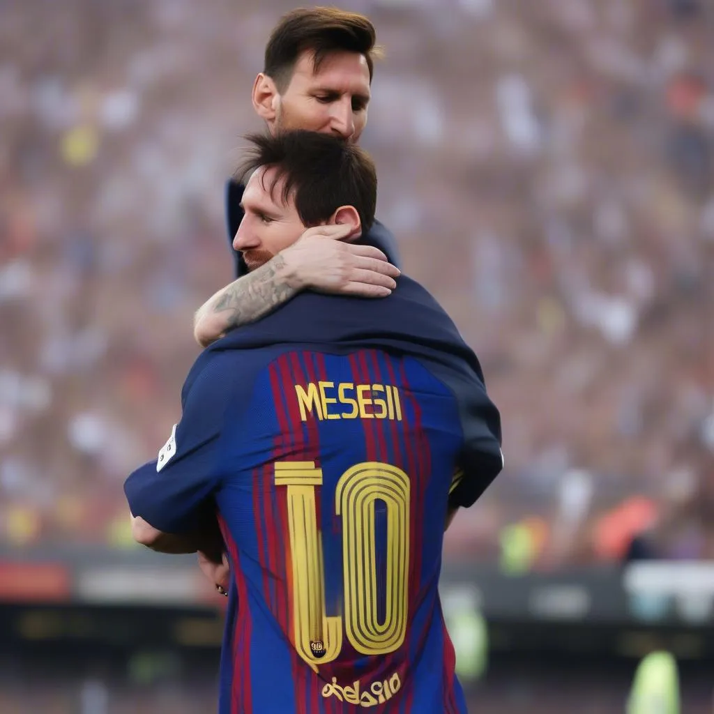 Messi trong nước mắt chia tay Barca, khoảnh khắc đau lòng của người hâm mộ