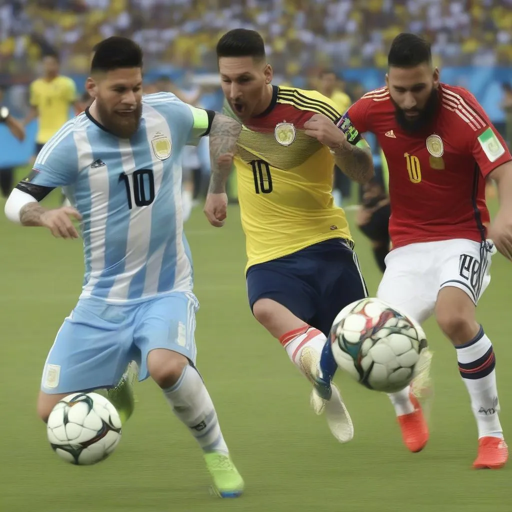 Trận đấu chung kết Copa America 2016 giữa Argentina và Colombia