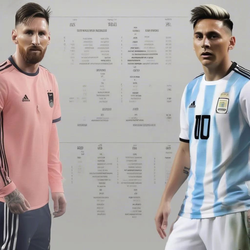 Lịch thi đấu, Argentina, World Cup, Messi, Dybala