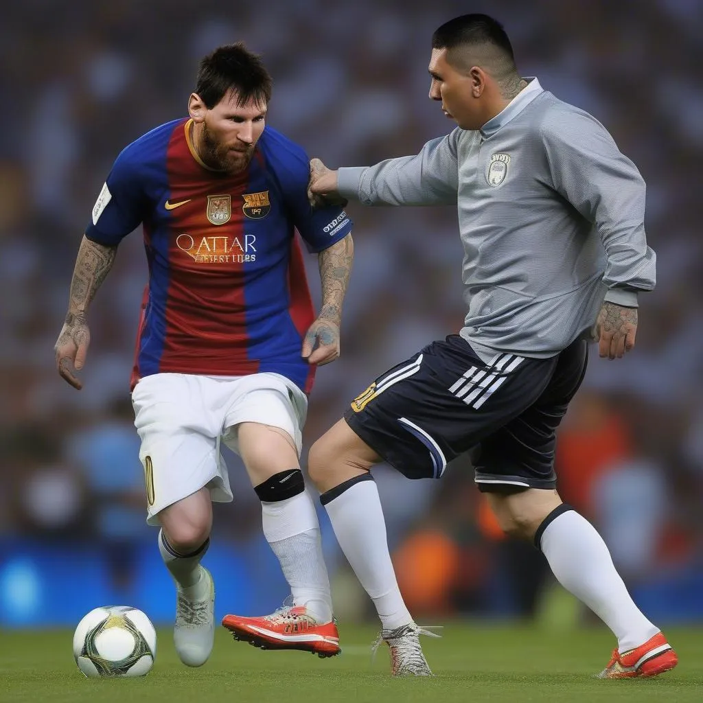 Messi vs Medel, cuộc đối đầu, huyền thoại, chiến binh, kịch tính, hấp dẫn