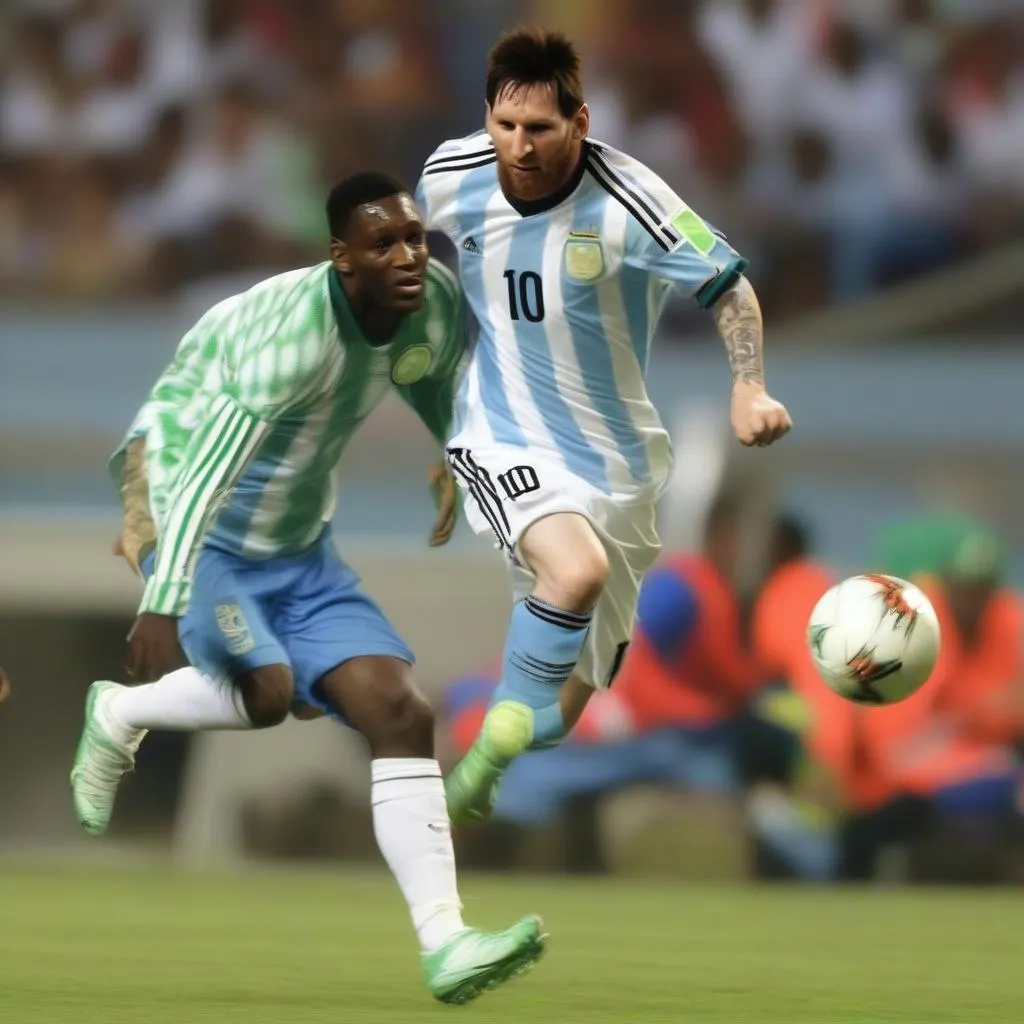 Lionel Messi đối đầu Nigeria trong các trận giao hữu và vòng loại World Cup