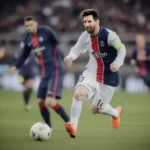 Hình ảnh Lionel Messi trong màu áo Barcelona